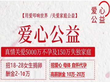 鹤峰捐卵助孕生子 爱心志愿者招募